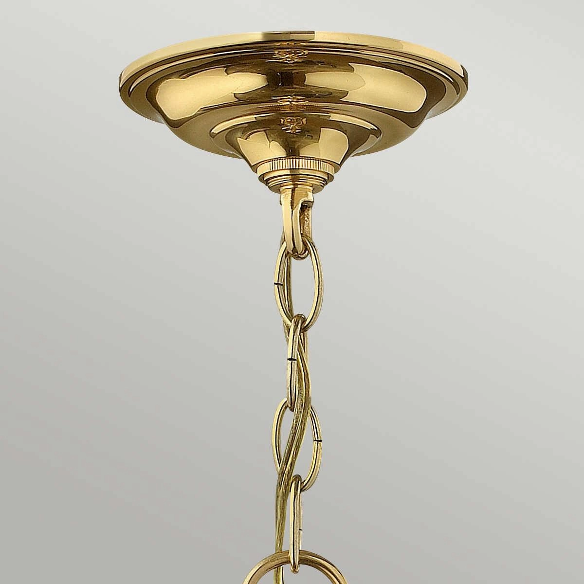Hinkley Gentry Polished Brass Medium 4 Light Ceiling Lantern