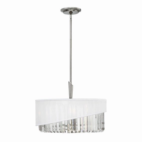 Hinkley Gigi 3 Light Polished Nickel Pendant Ceiling Light minimalist ceiling light