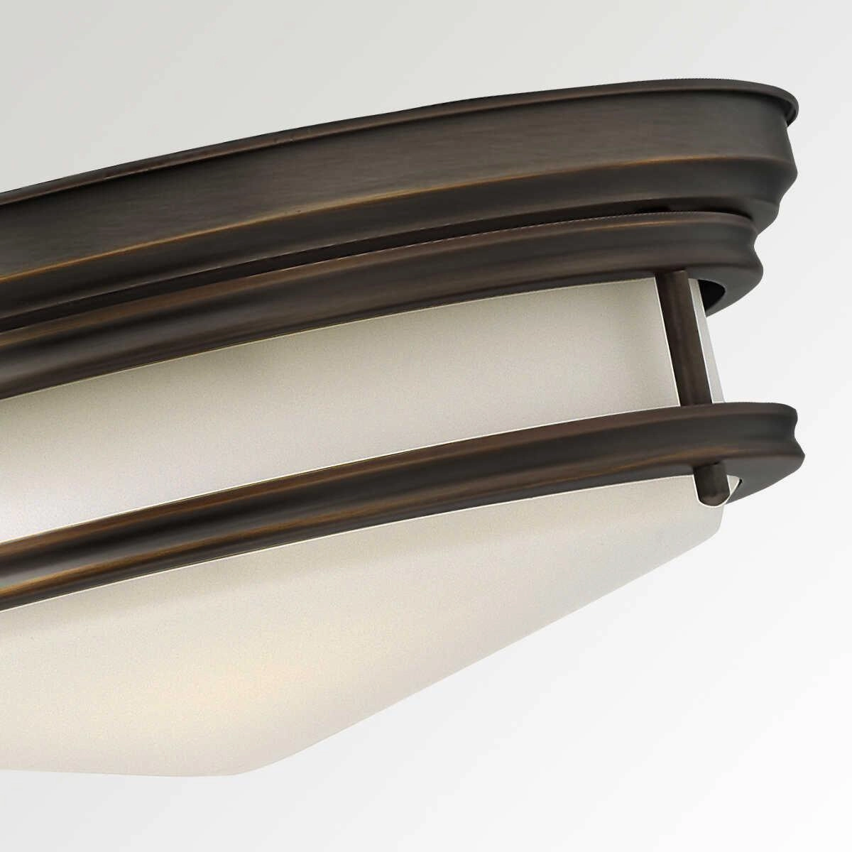 Hinkley Hadley Bronze Art Deco Flush Ceiling Light