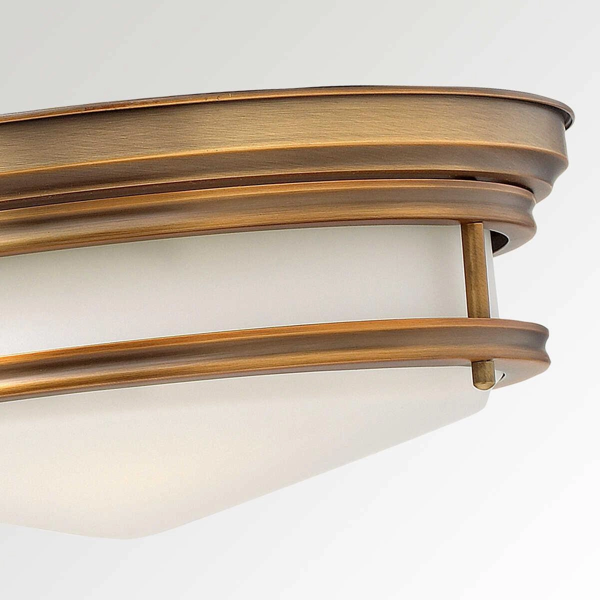 Hinkley Hadley Brushed Bronze Flush Ceiling Light