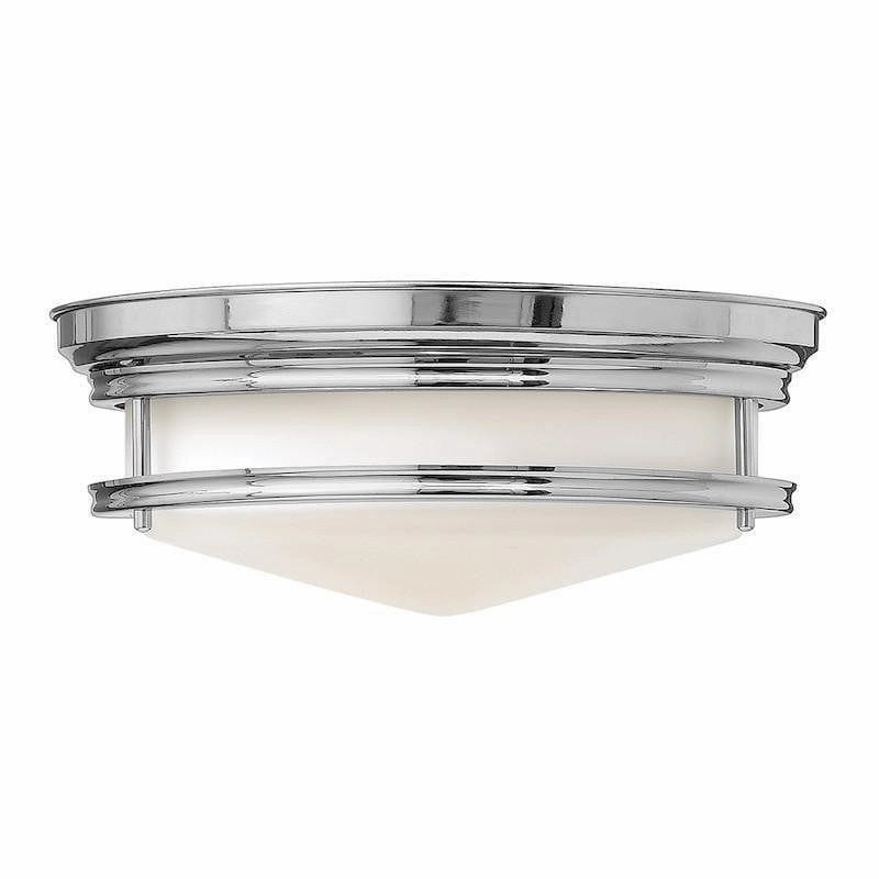 Hinkley Hadley Chrome Art Deco Flush Ceiling Light simple ceiling design light