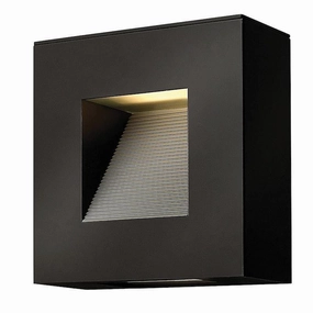 Hinkley Luna Small Satin Black Outdoor Wall Light outdoor wall lamp