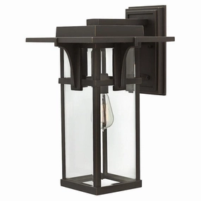 Hinkley Manhattan Oil Rubbed Bronze Large Outdoor Wall Light outdoor wall lamp