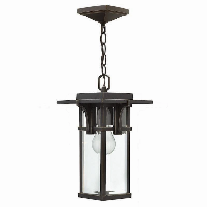 Hinkley Manhattan Oil Rubbed Bronze Outdoor Pendant Light outdoor wall lamp