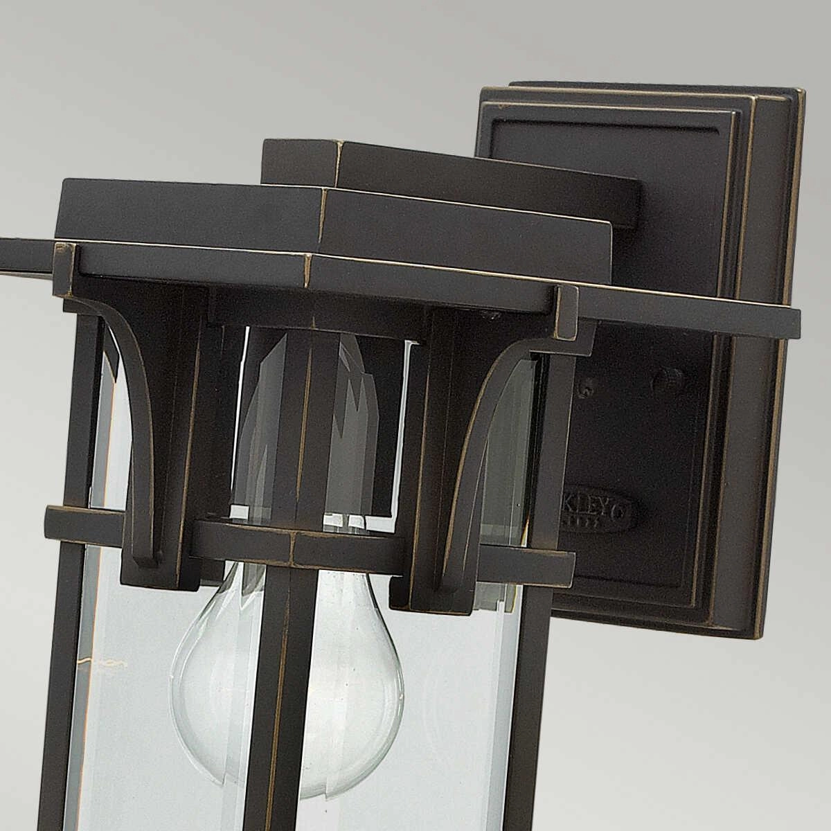 Hinkley Manhattan Oil Rubbed Bronze Small Outdoor Wall Light
