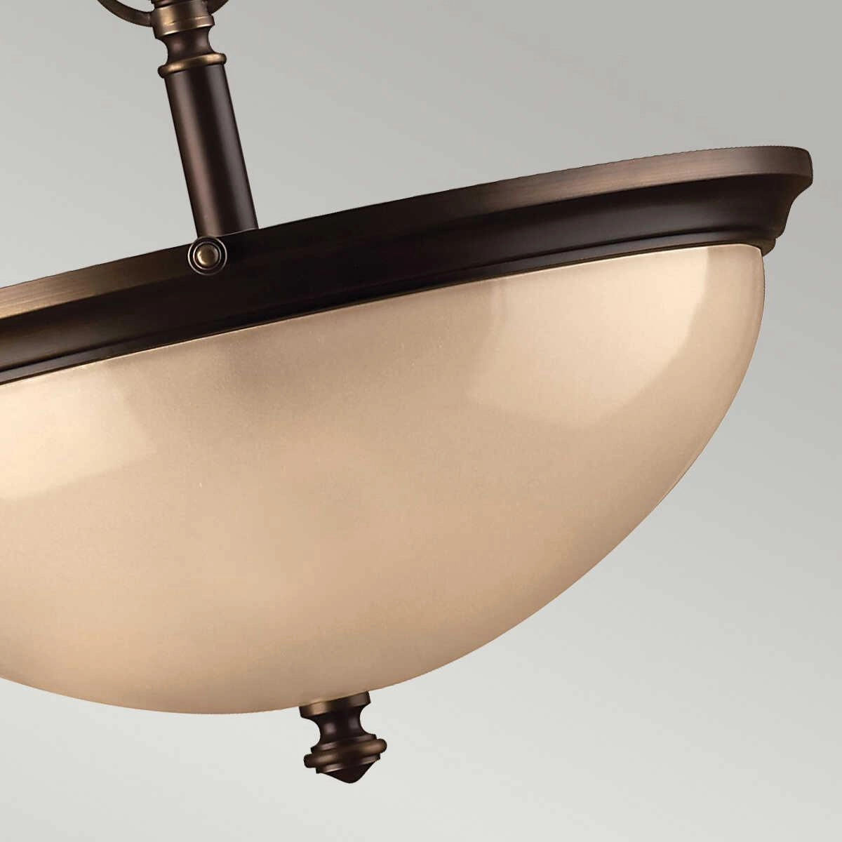 Hinkley Mayflower Bronze Finish Inverted Ceiling Pendant