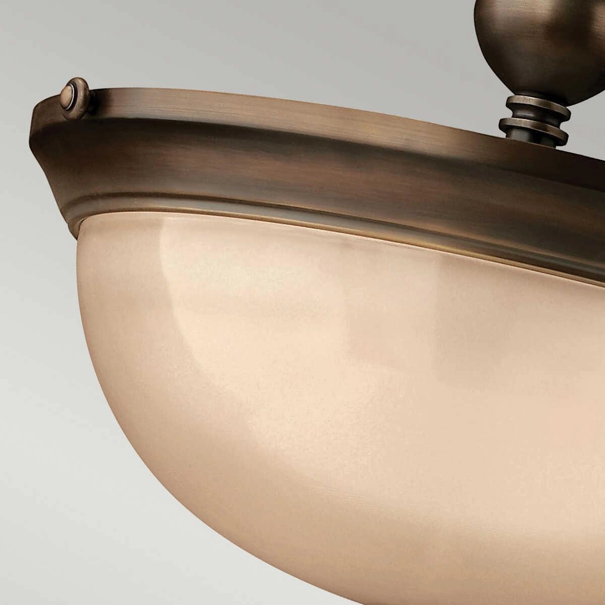 Hinkley Mayflower Bronze Semi Flush Ceiling Light