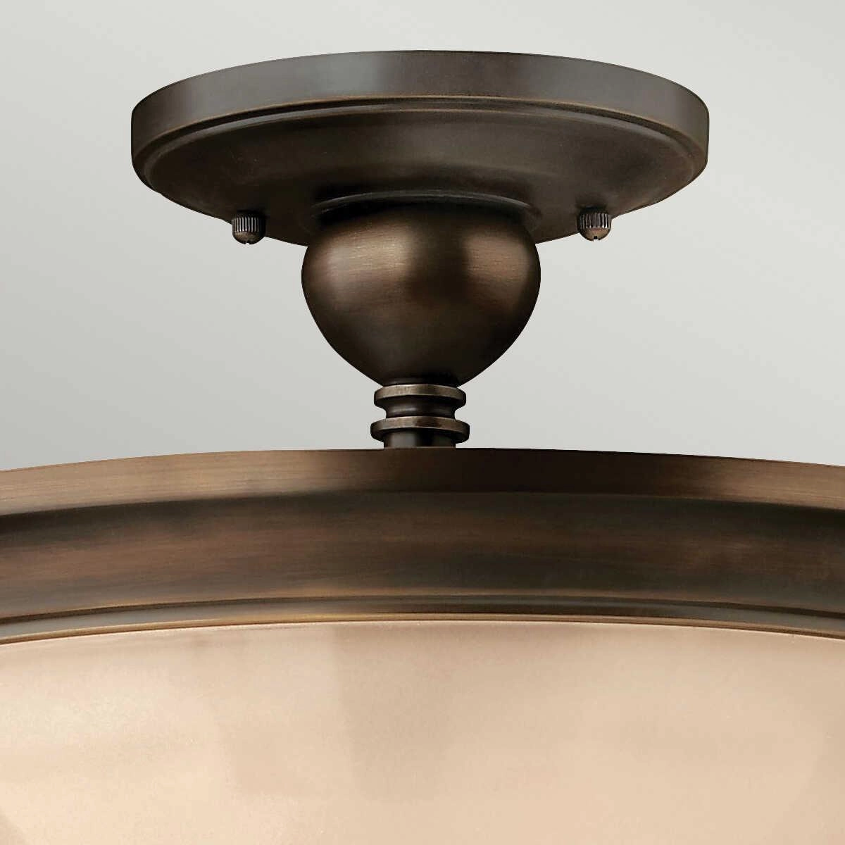 Hinkley Mayflower Bronze Semi Flush Ceiling Light