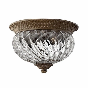Hinkley Plantation Pearl Bronze Small Flush Ceiling Light simple ceiling design light