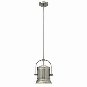 Hinkley Pullman 1 Light Brushed Nickel Ceiling Pendant minimalist ceiling light