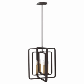 Hinkley Quentin 4 Light Bronze Medium Pendant minimalist ceiling light
