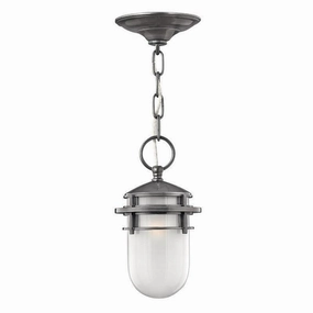 Hinkley Reef Hematite Outdoor Pendant Light outdoor wall lamp