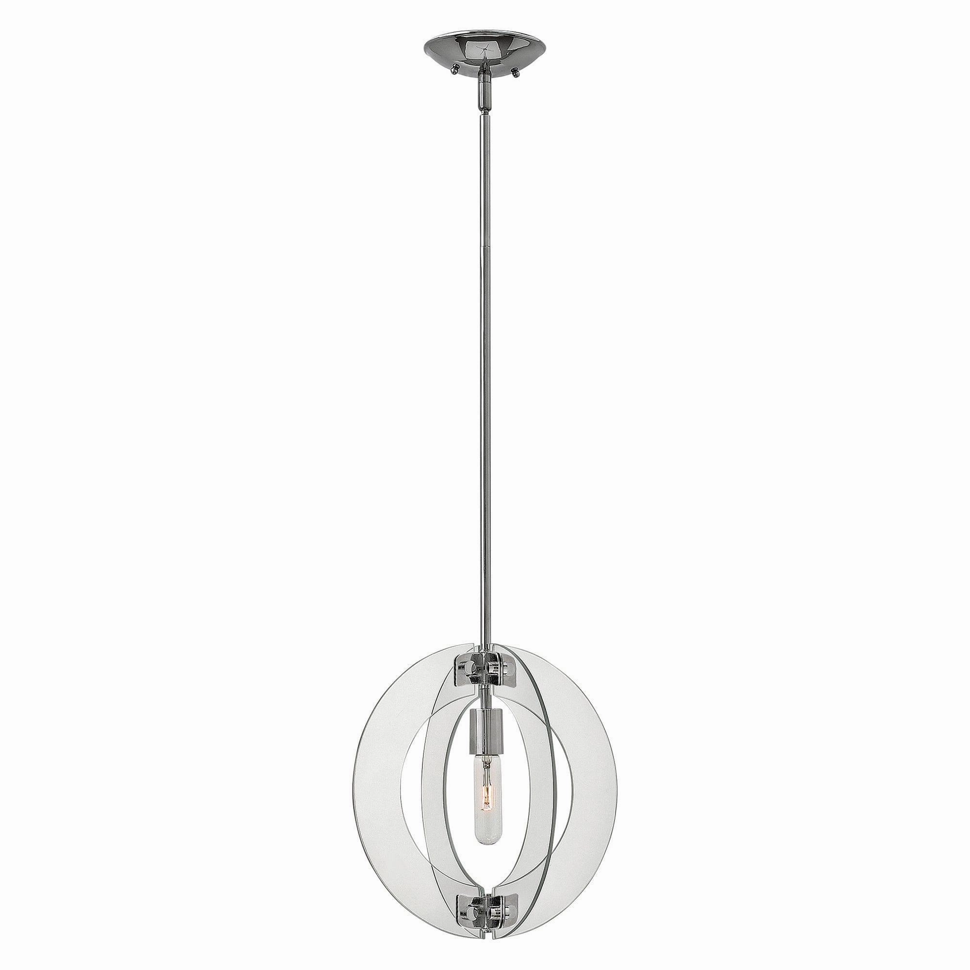 Hinkley Solstice 1 Light Chrome Mini Pendant Ceiling Light minimalist ceiling light