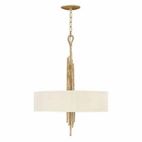 Hinkley Spyre 6 Light Champagne Gold Ceiling Pendant Light minimalist ceiling light