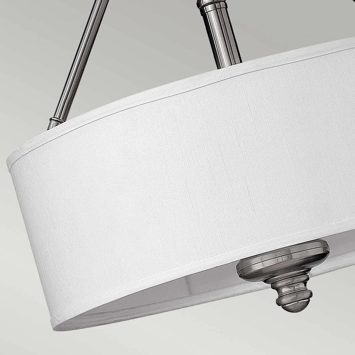 Hinkley Sussex Nickel Semi Flush Ceiling Light