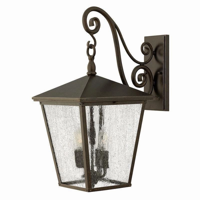 Hinkley Trellis Regency Bronze Large Outdoor Wall Light outdoor wall lamp
