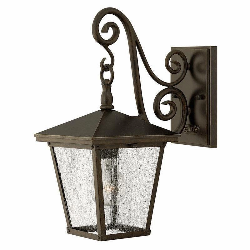 Hinkley Trellis Regency Bronze Small Outdoor Wall Light outdoor wall lamp