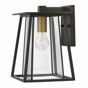 Hinkley Walker Medium Black Outdoor Wall Light outdoor wall lamp