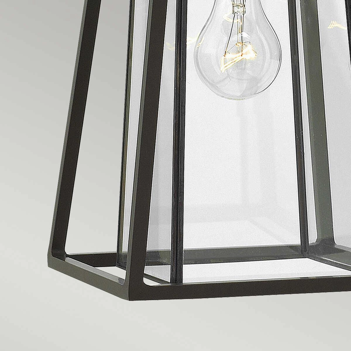Hinkley Walker Medium Black Outdoor Wall Light