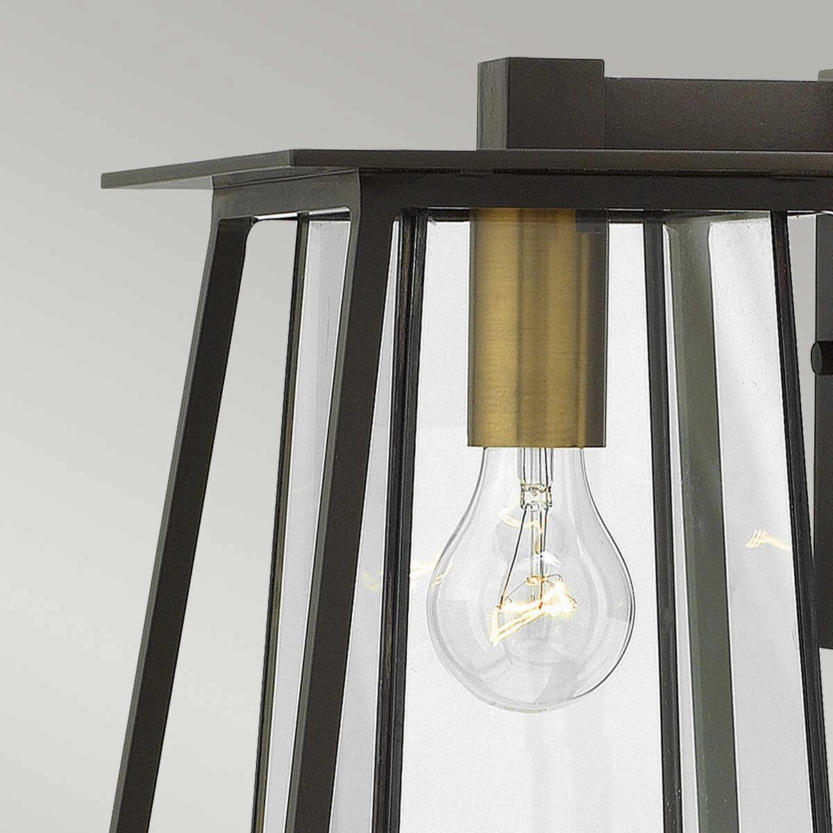 Hinkley Walker Medium Black Outdoor Wall Light