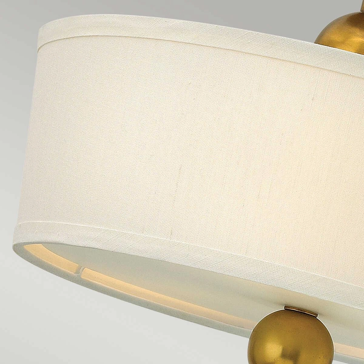 Hinkley Zelda Vintage Brass Semi-Flush