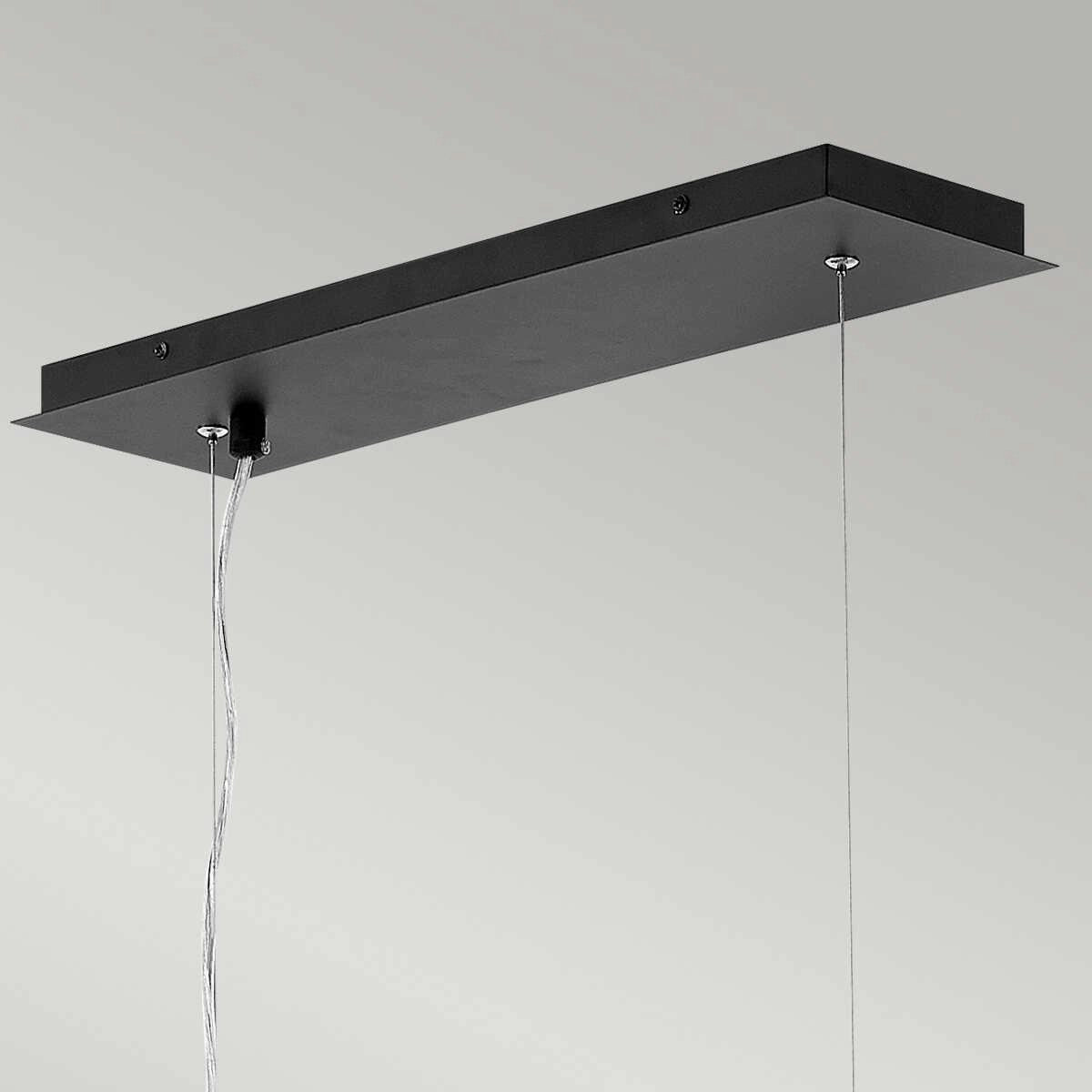 Hinkley Zuma 6 Light Black & Silver Ceiling Pendant - 110cm
