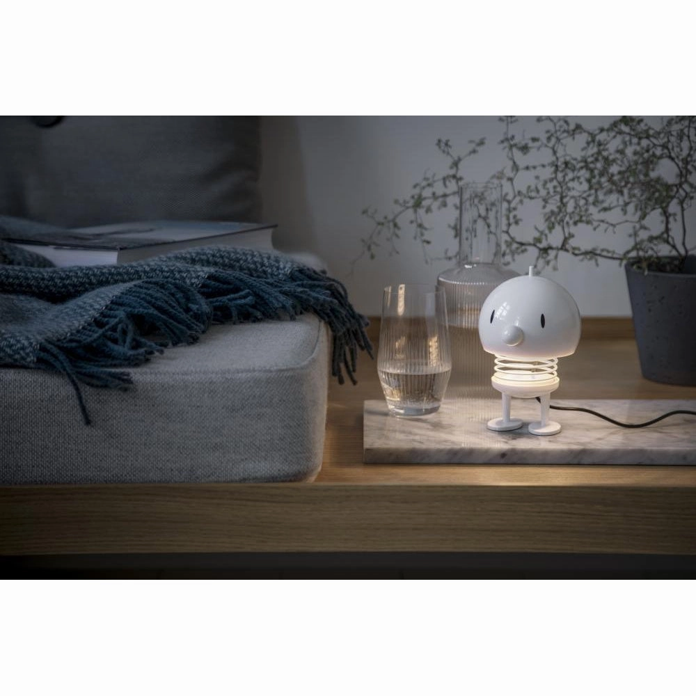 Hoptimist Bumble Table Lamp Chrome, 13cm
