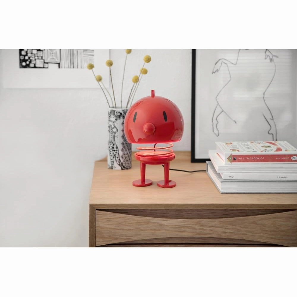 Hoptimist Bumble Table Lamp Red, 23cm