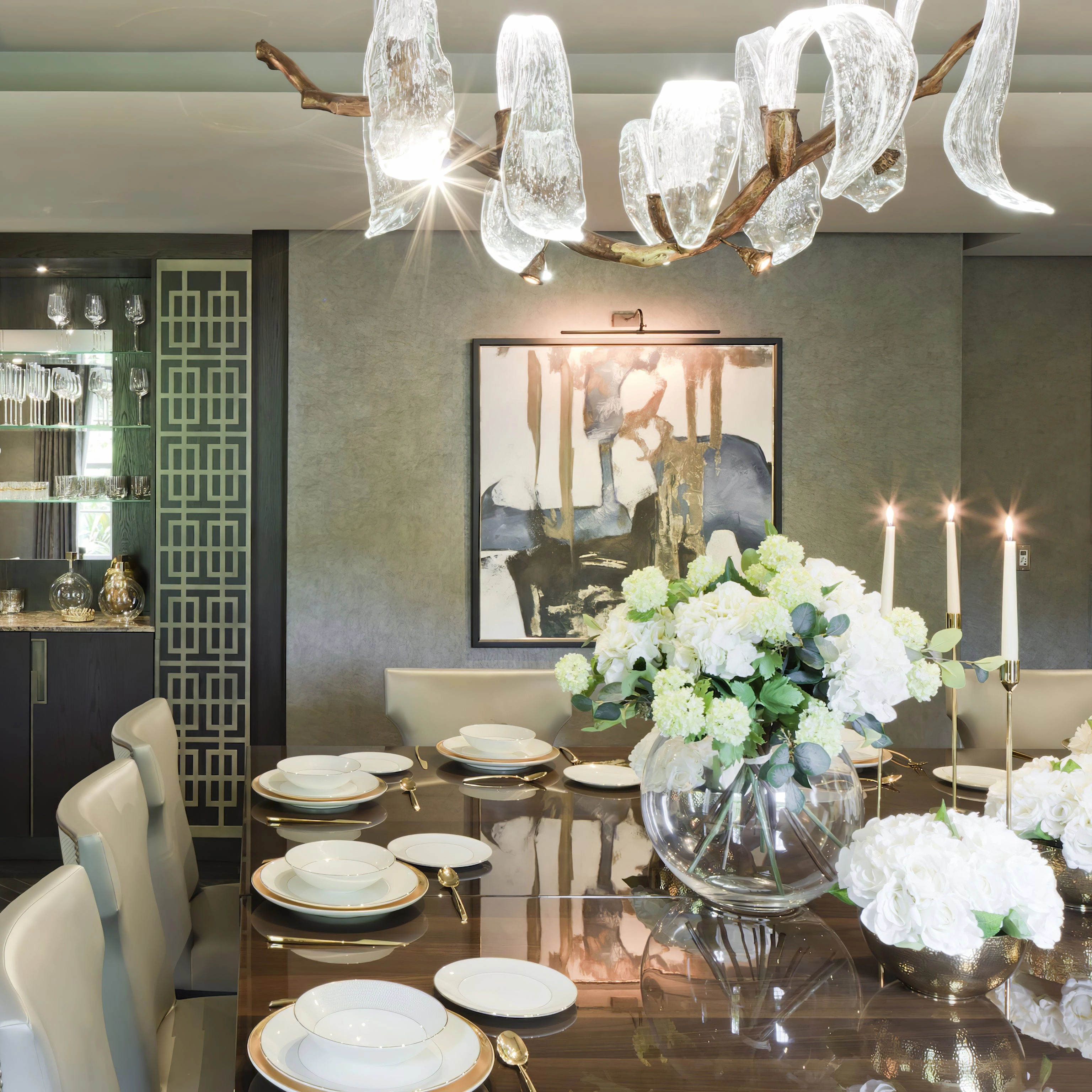Icarus Wings Horizontal Chandelier