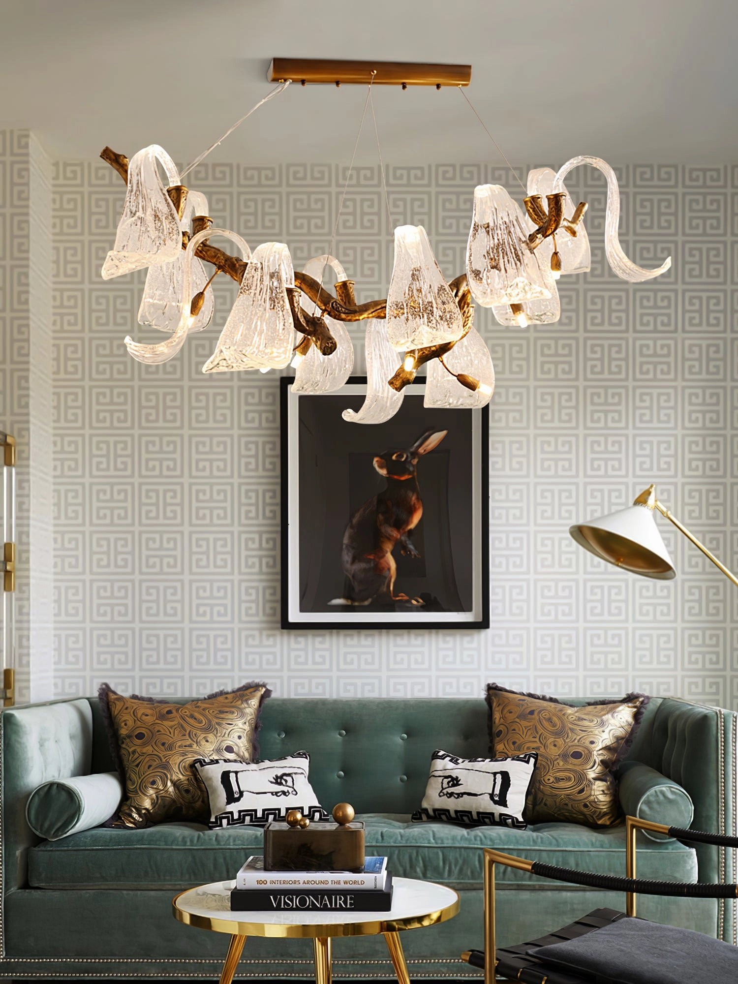 Icarus Wings Horizontal Chandelier