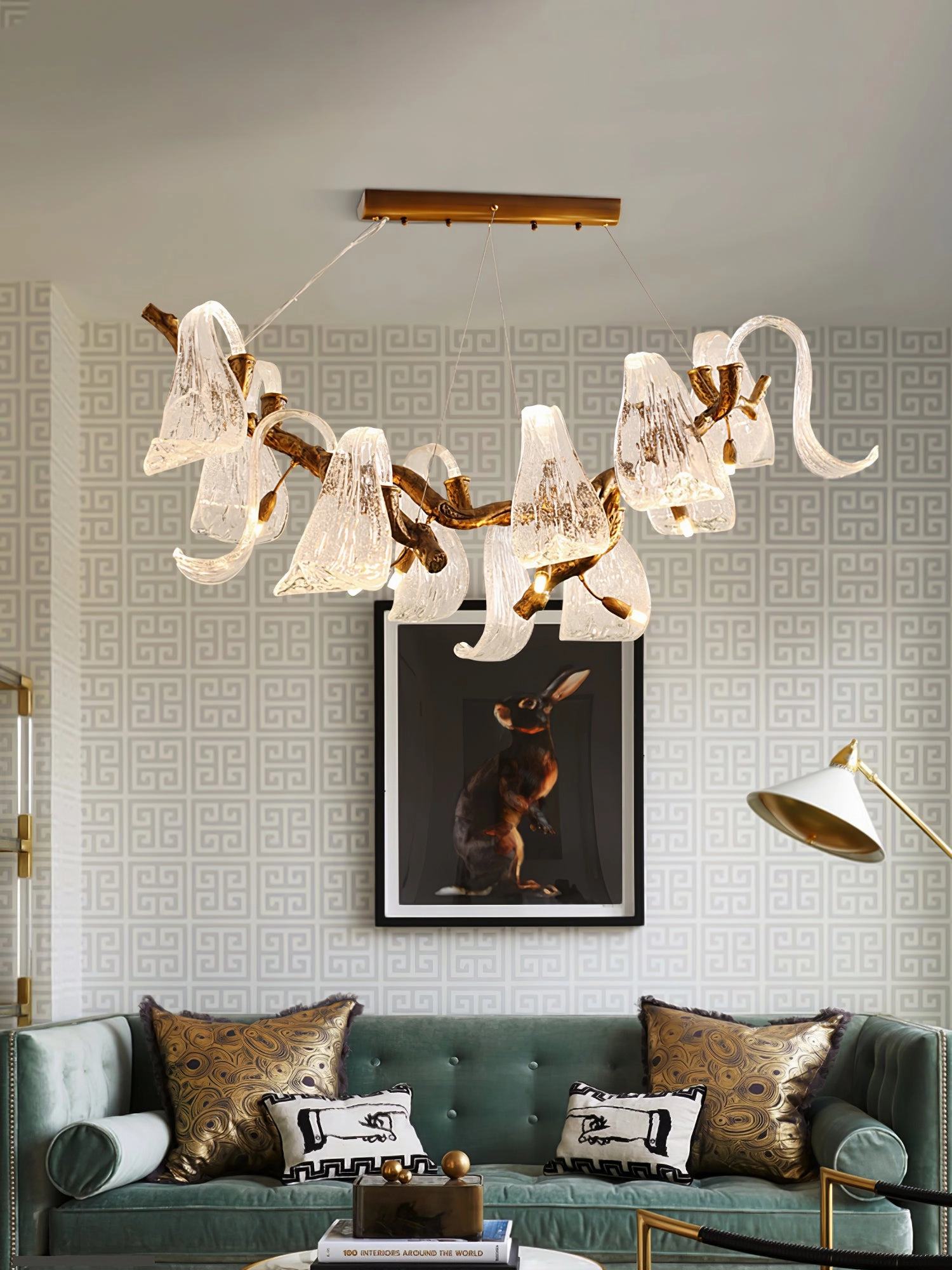 Icarus Wings Horizontal Chandelier