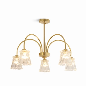 Ice Cream Crystal Chandelier flowerpot LED lamp