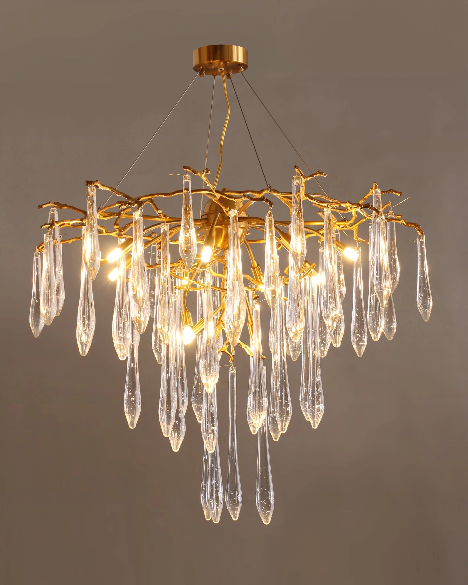 Icicle Crystal Chandelier