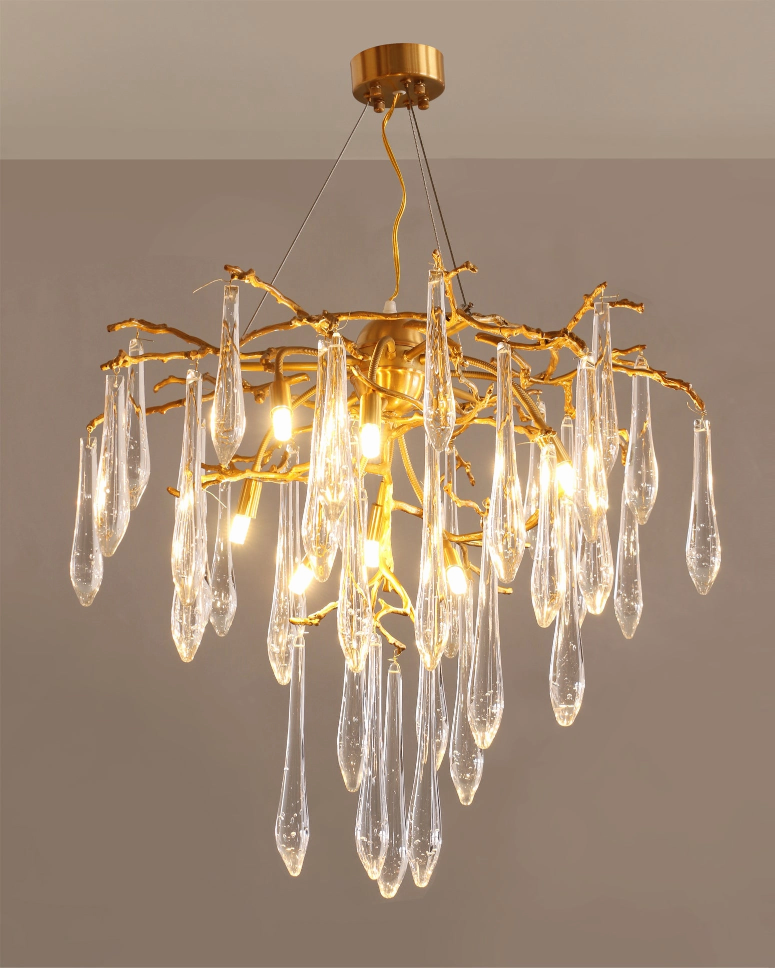 Icicle Crystal Chandelier