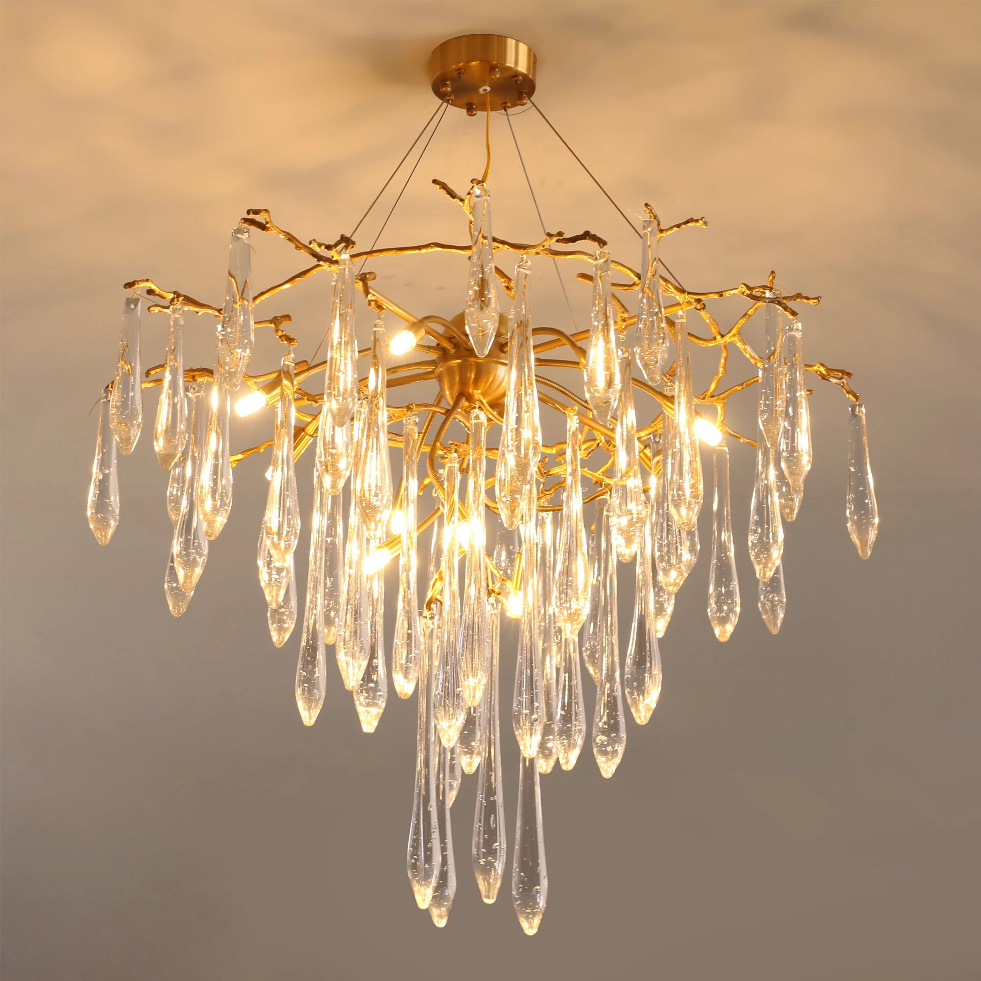 Icicle Crystal Chandelier