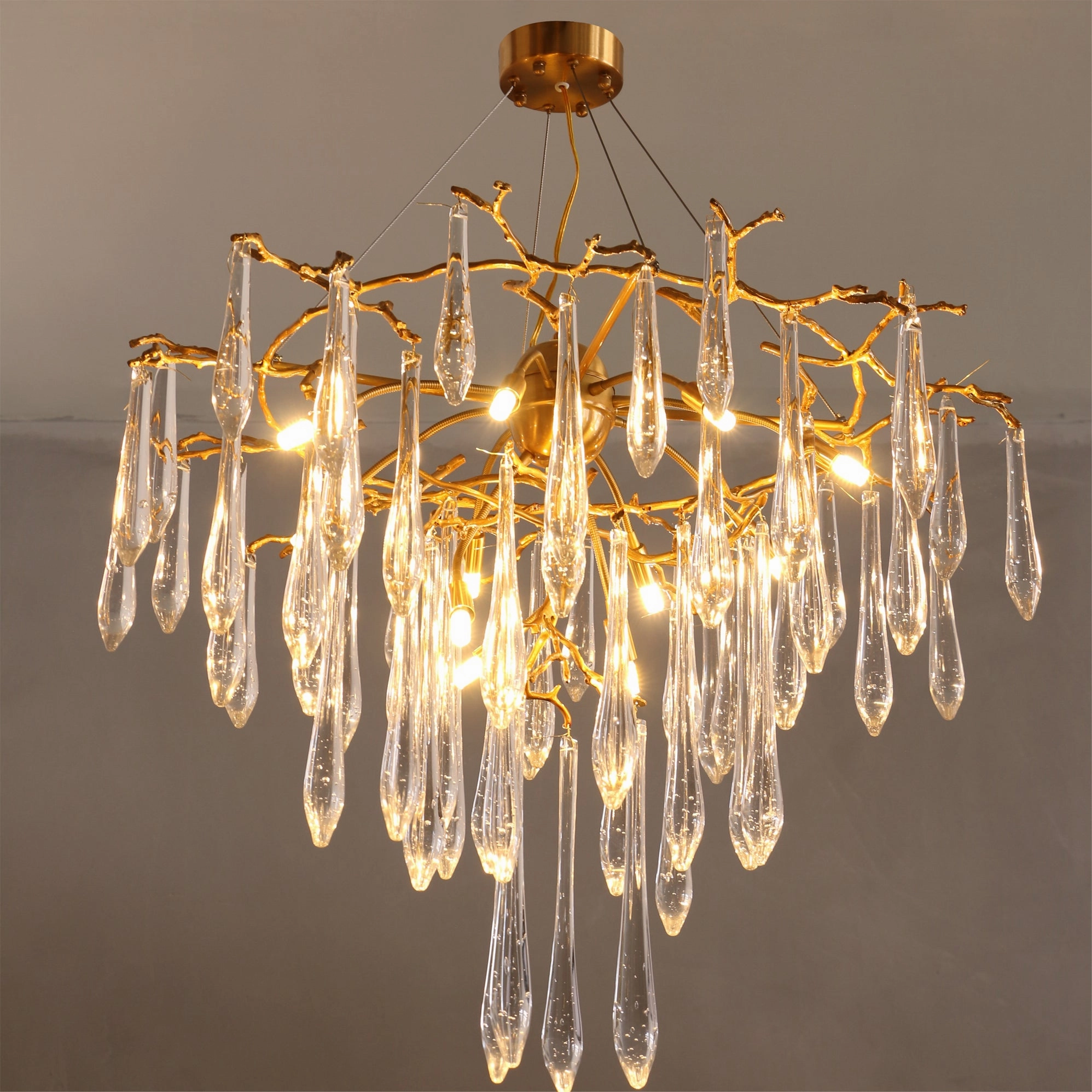 Icicle Crystal Chandelier