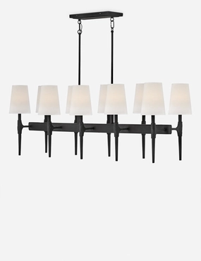 Ingle Linear Chandelier flowerpot LED lamp