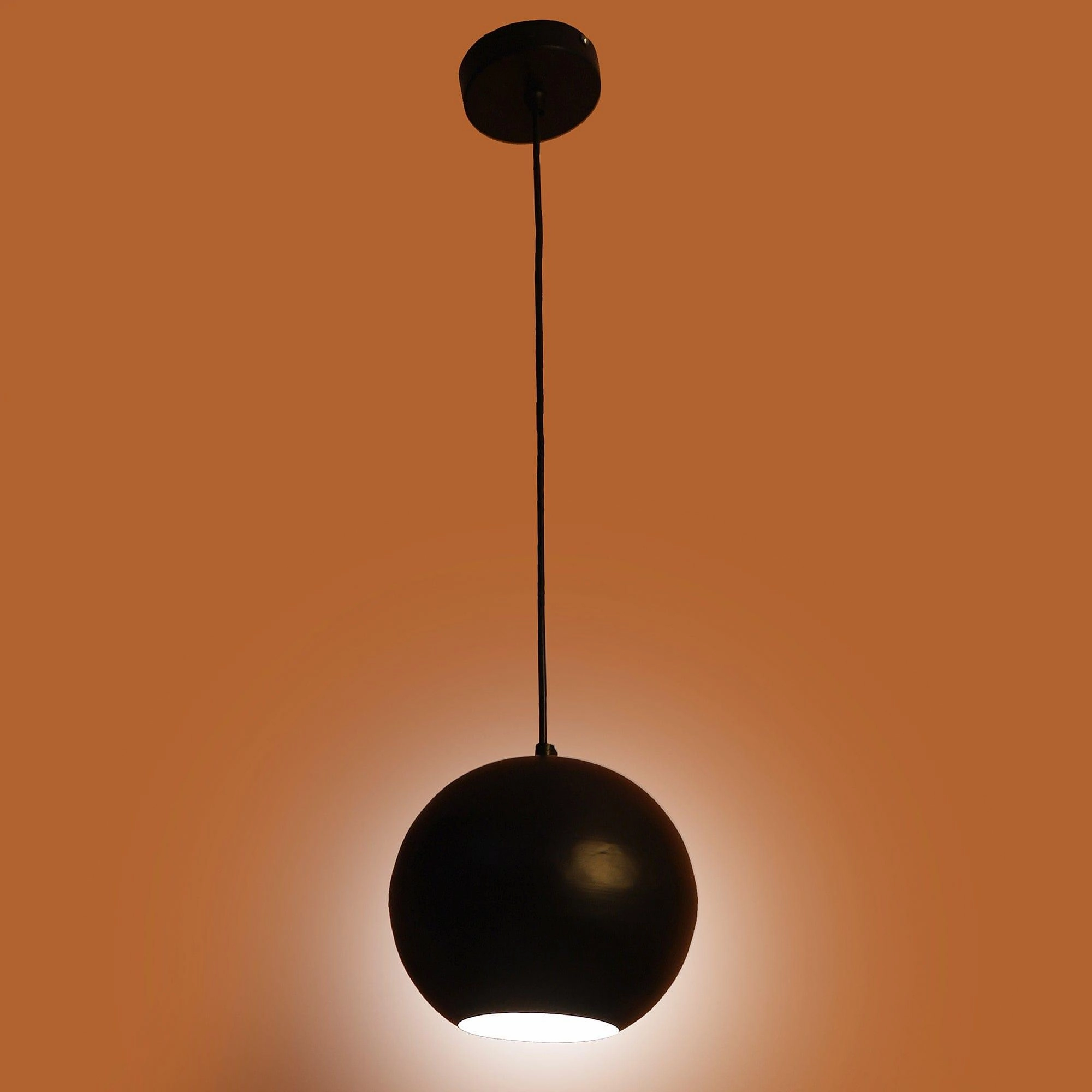 Iron Hanging Lights Black Finish
