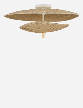 Iverley Semi-Flush Mount Light vintage desk lamp