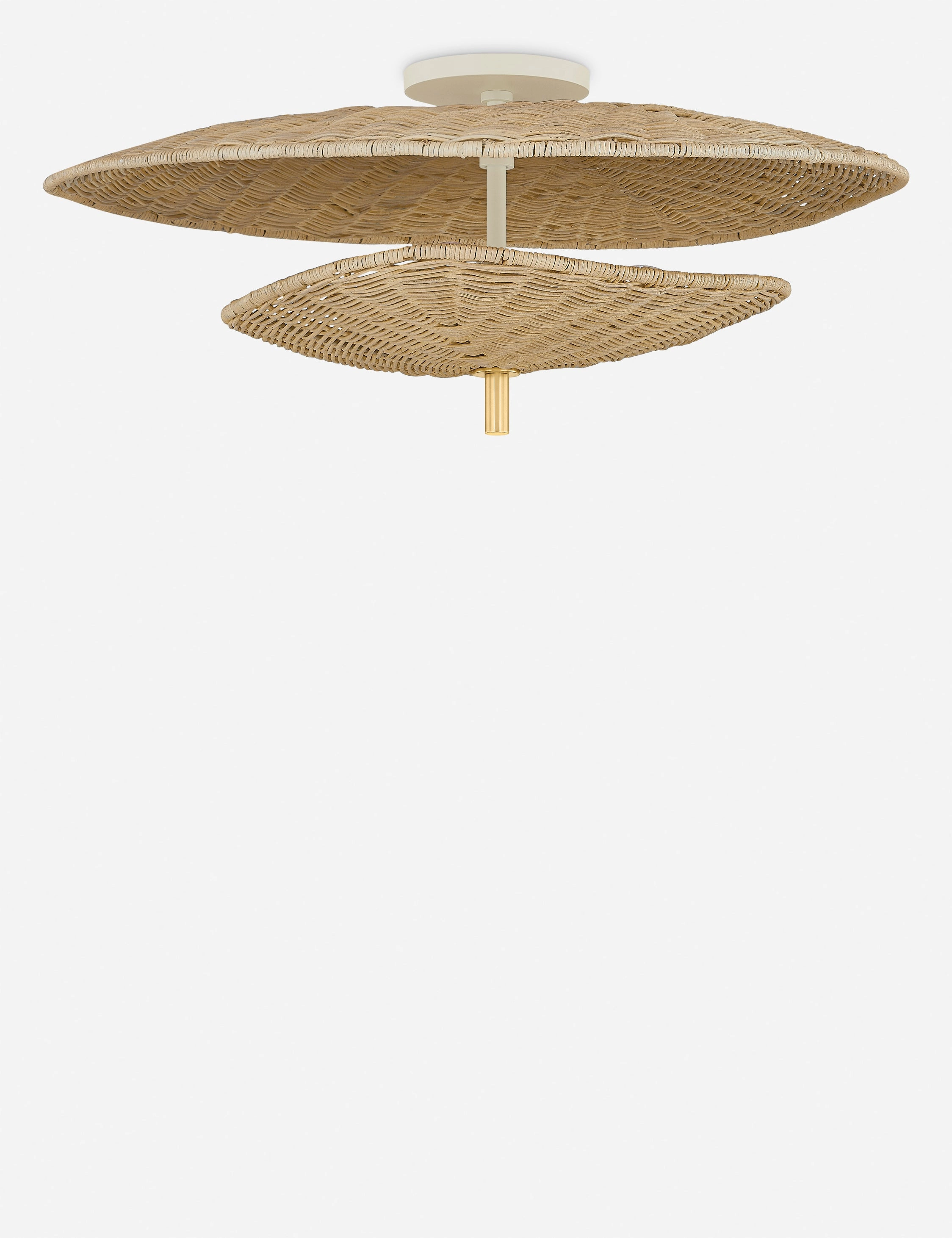 Iverley Semi-Flush Mount Light vintage desk lamp