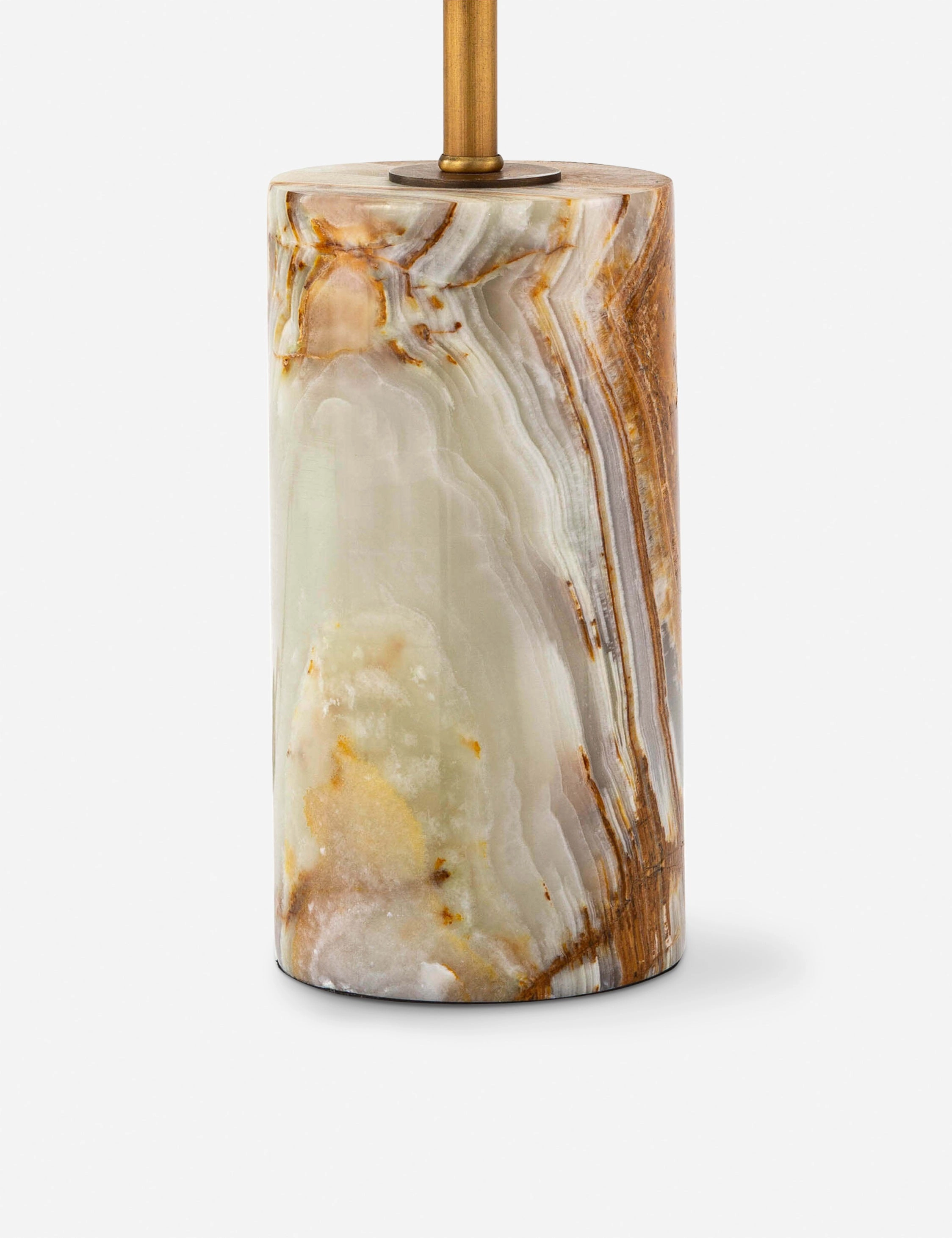 Jade and Brass Mini Table Lamp by Regina Andrew