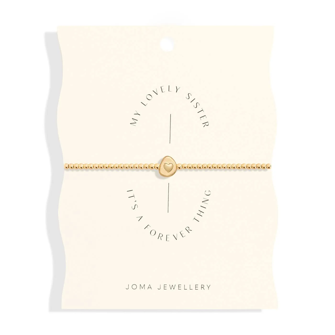 Joma Share Happiness 'My Lovely Sister It's A Forever Thing' Bracelet 7380 Joma Jewellery