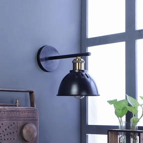 Joongta Black Metal Wall Light By SS Lightings vintage desk lamp