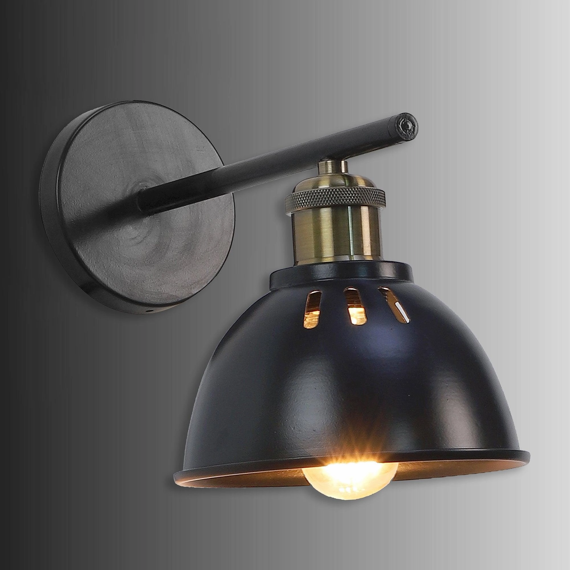 Joongta Black Metal Wall Light By SS Lightings