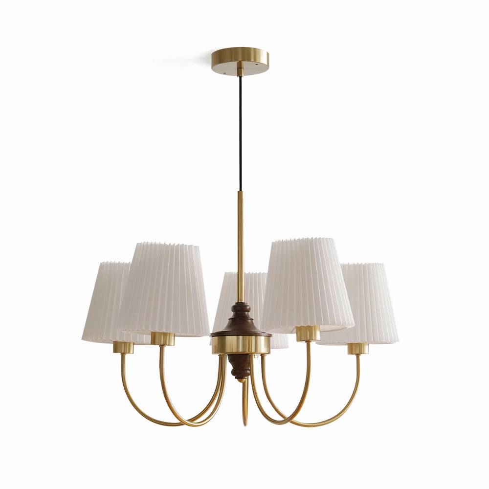 Josef Wood Chandelier flowerpot LED lamp