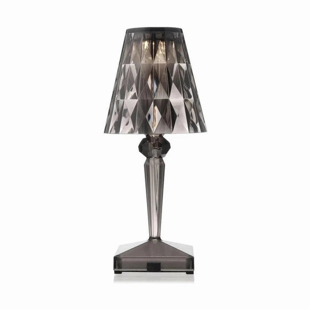 Kartell Battery Table Lamp, Fume designer outdoor lamp