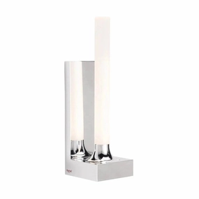 Kartell Goodnight Applique Table Lamp, Chrome designer outdoor lamp