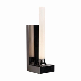 Kartell Goodnight Applique Table Lamp, Glossy Titanium designer outdoor lamp