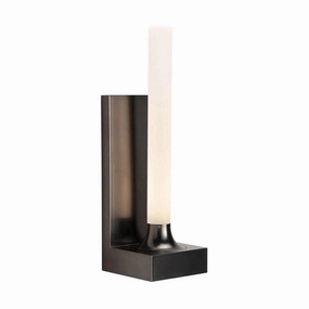 Kartell Goodnight Applique Table Lamp, Matt Titanium designer outdoor lamp
