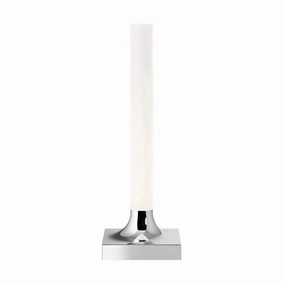 Kartell Goodnight Battery Outdoor Table Lamp, Chrome designer outdoor lamp